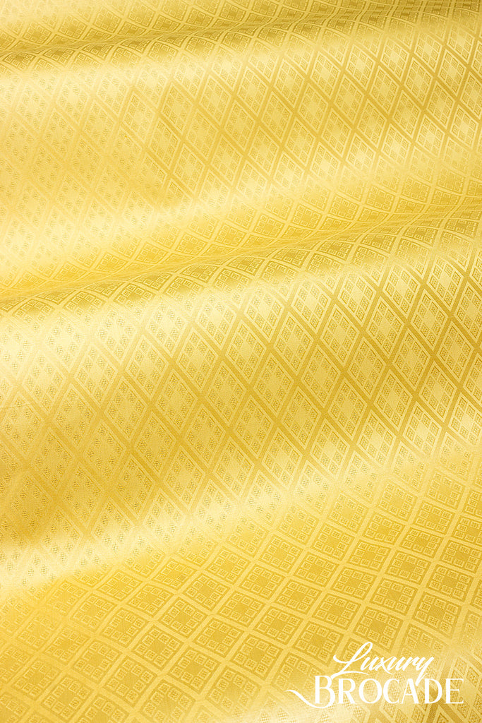 Top Quality Luxury Brocade - HLB0035 - Gold