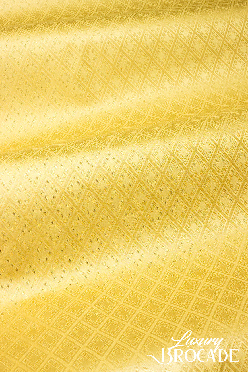 Top Quality Luxury Brocade - HLB0035 - Gold