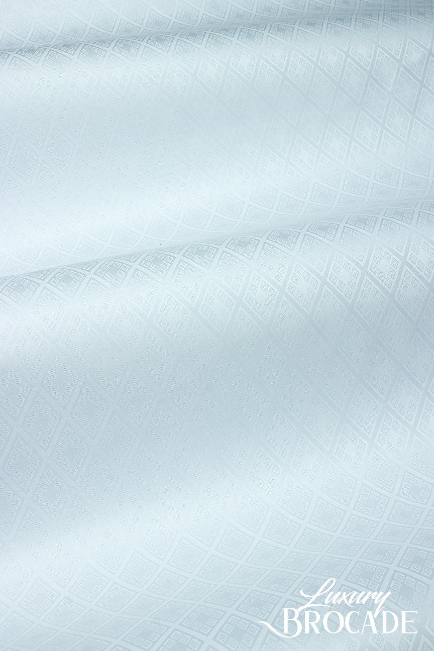 Top Quality Luxury Brocade - HLB0036 - White