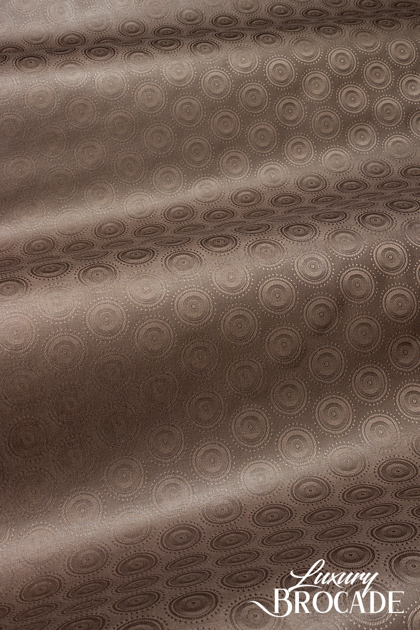 Top Quality Luxury Brocade - HLB0021 - Chocolate Brown