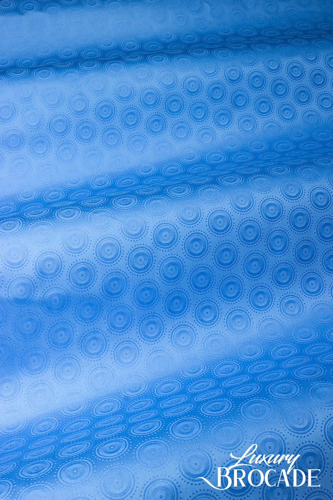 Top Quality Luxury Brocade - HLB0023 - Sea Blue