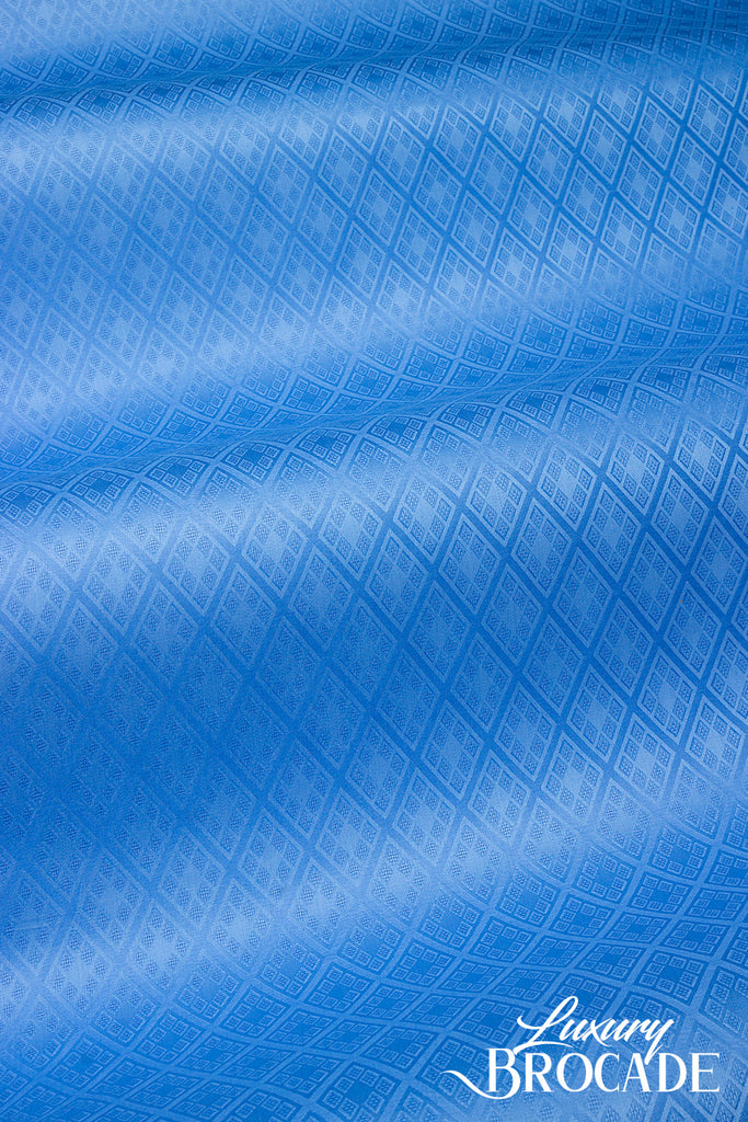 Top Quality Luxury Brocade - HLB0029 - Sea Blue