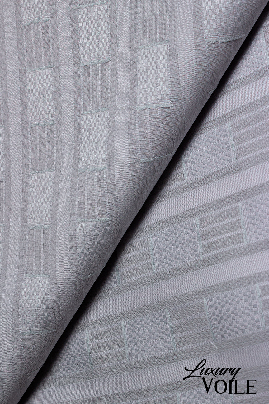 Hilton Luxury Voile - 10 Yards - LXV002 - Grey