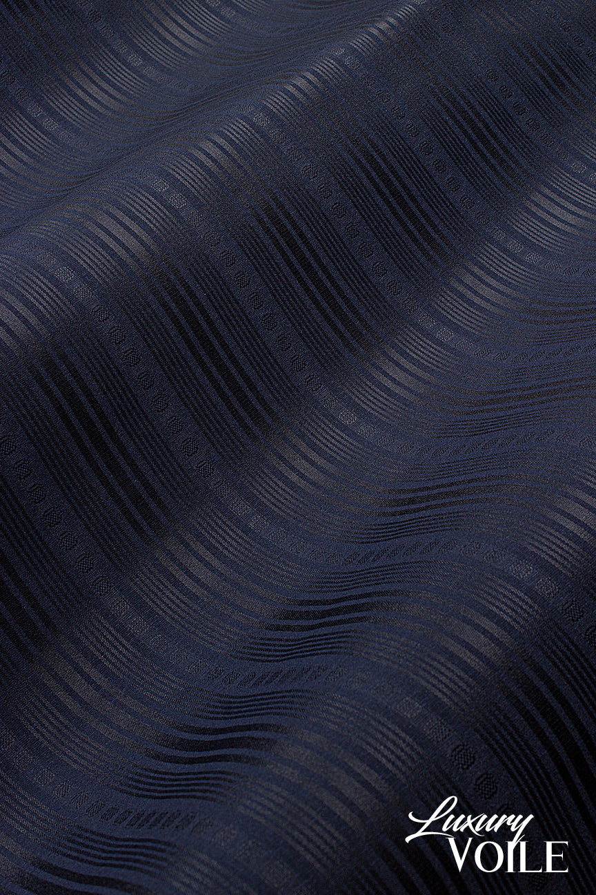 Hilton Luxury Voile - LXV006 - Midnight Blue