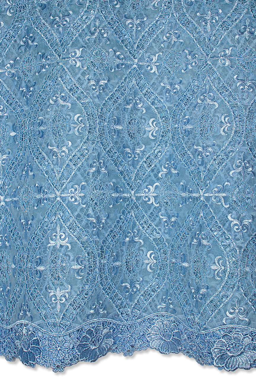 Organza Lace | Sea Blue - OL2031