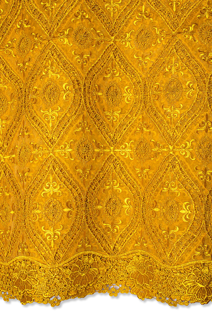 Organza Lace | Golden Yellow - OL2033