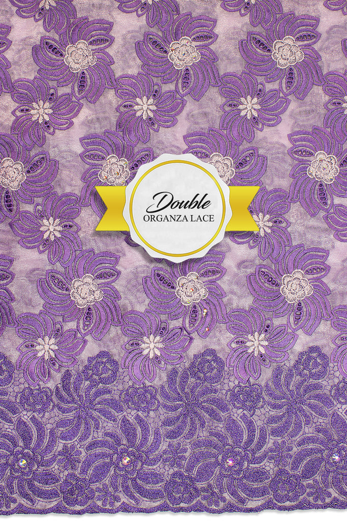 Double Organza Lace - DOL007 - Lilac