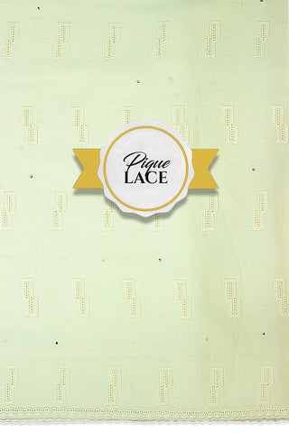 High Quality Pique Lace - PQE002 - Cream