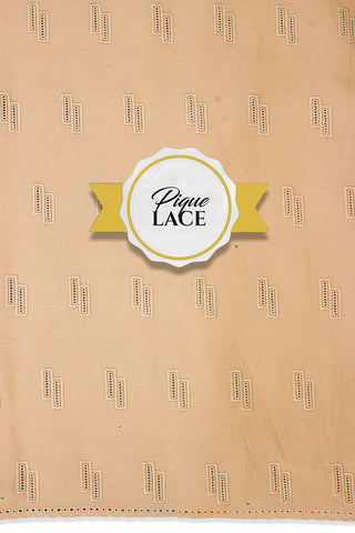 High Quality Pique Lace - PQE002 - Beige