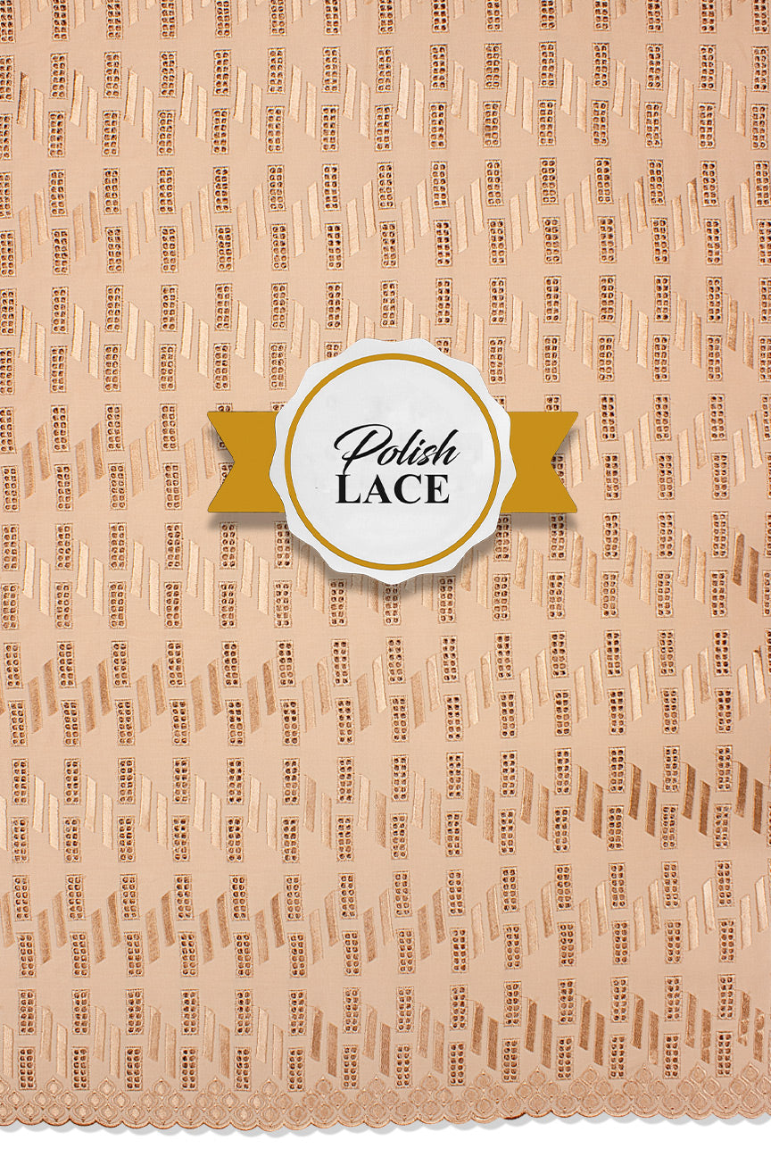 High Quality Polish Lace - HPL040 - Brown