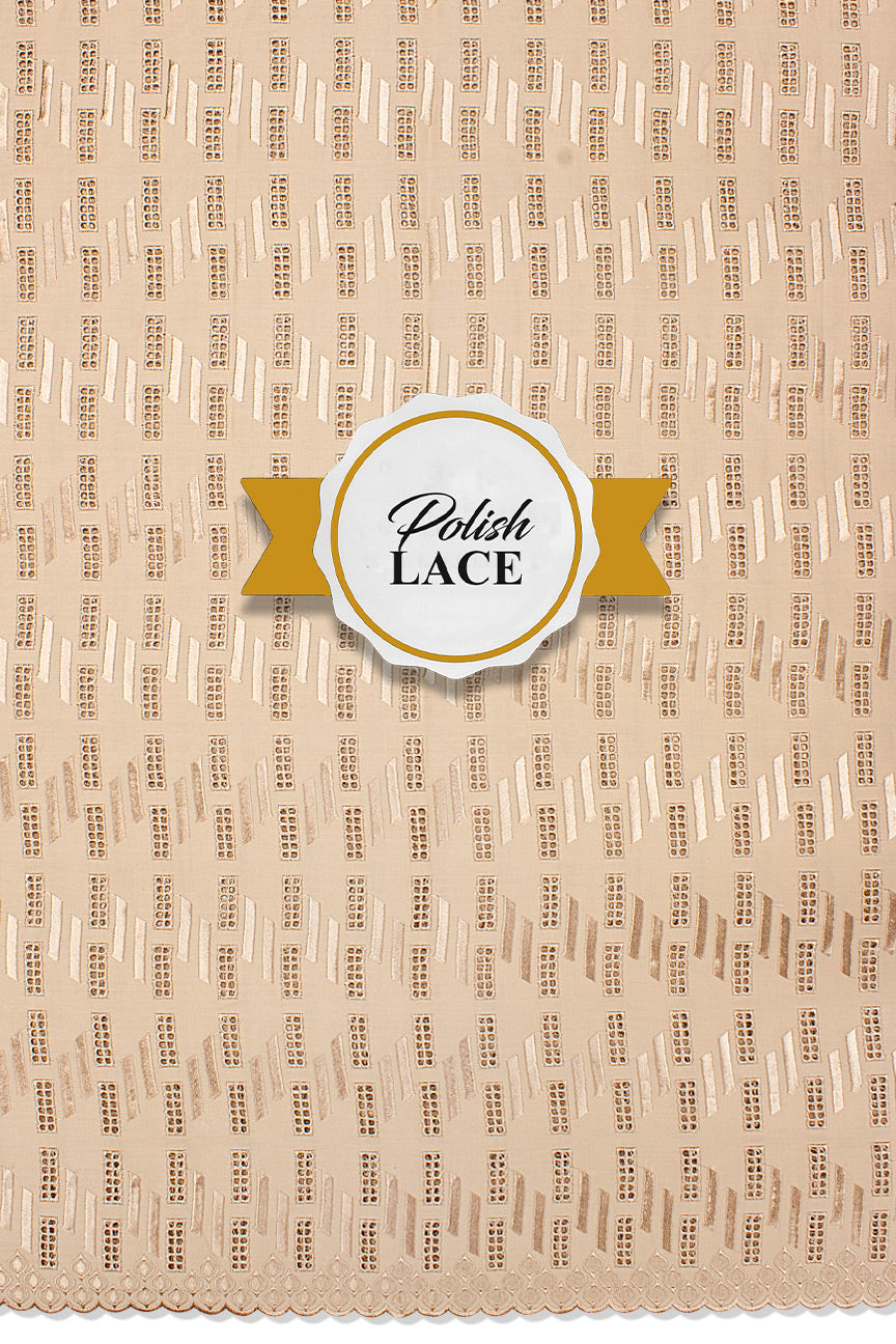 High Quality Polish Lace - HPL041 - Stone Brown