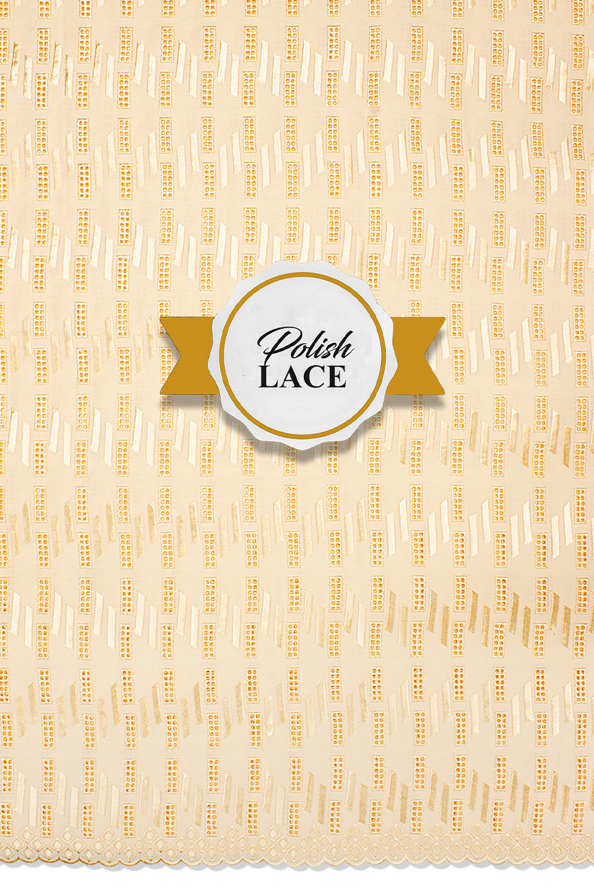 High Quality Polish Lace - HPL042 - Cream