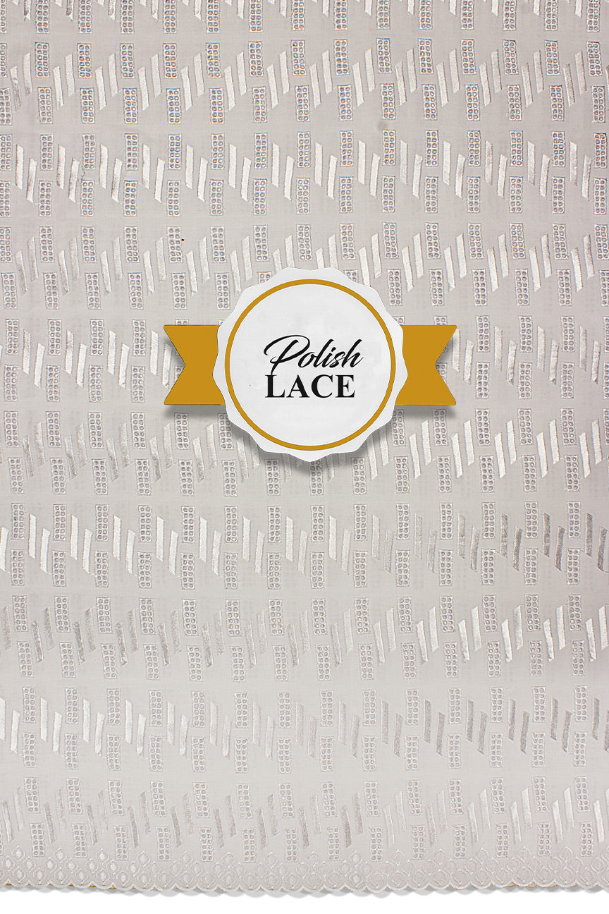 High Quality Polish Lace - HPL046 - White