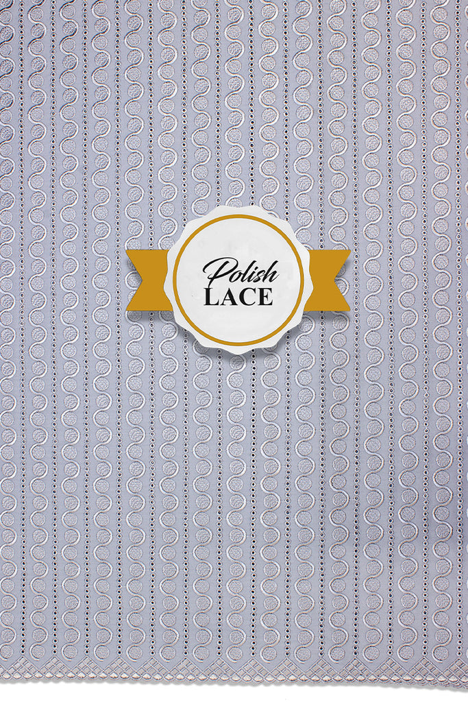High Quality Polish Lace - HPL022 - Grey