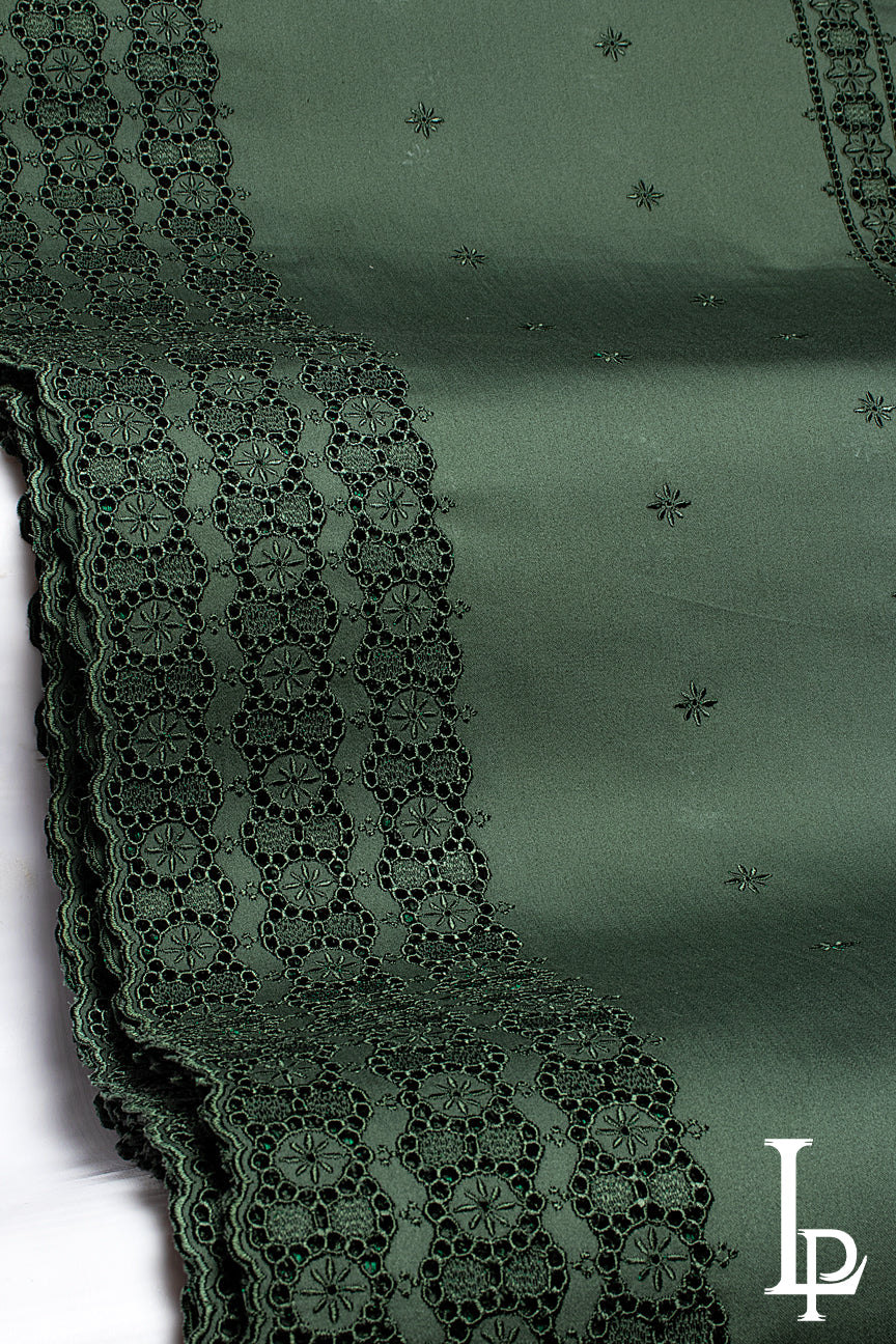High Quality Polish Lace - HPL119 - Olive Green