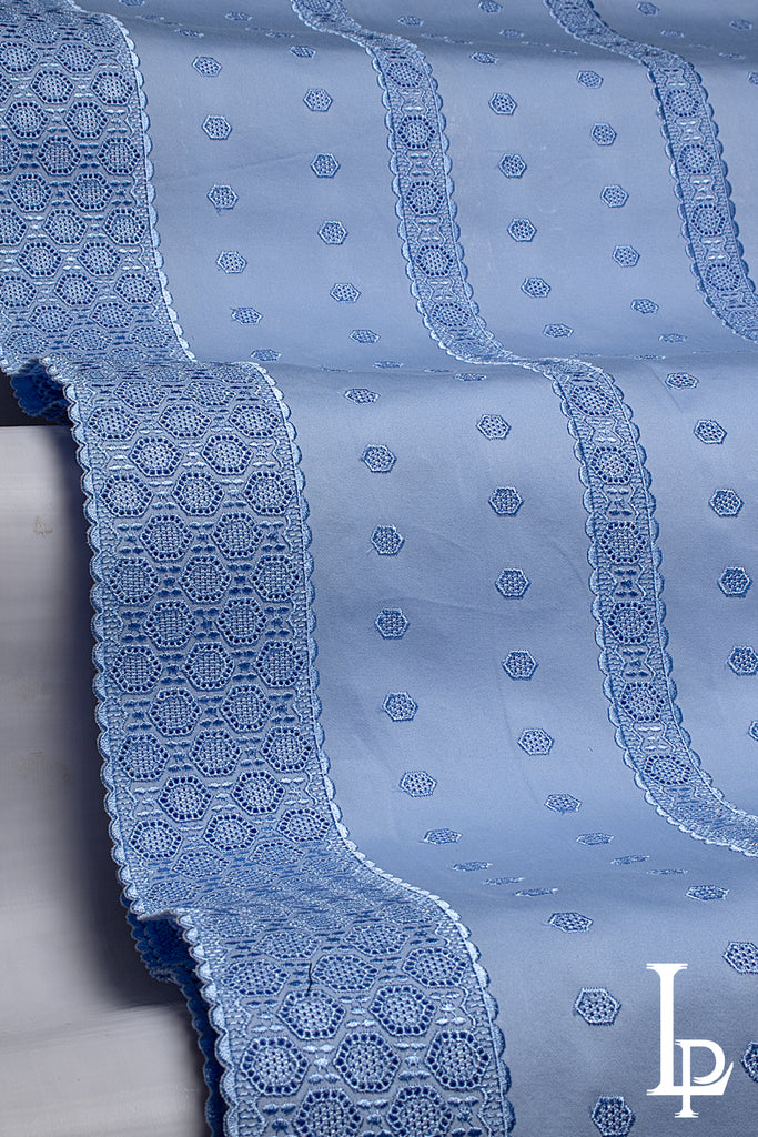 High Quality Polish Lace - HPL124 - Sky Blue