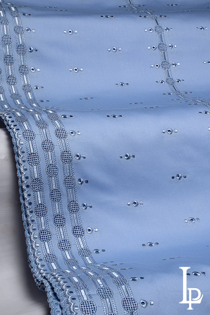 High Quality Polish Lace - HPL135 - Sky Blue