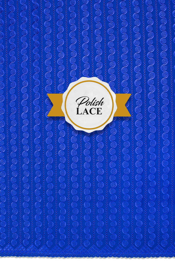 High Quality Polish Lace - HPL022 - Royal Blue