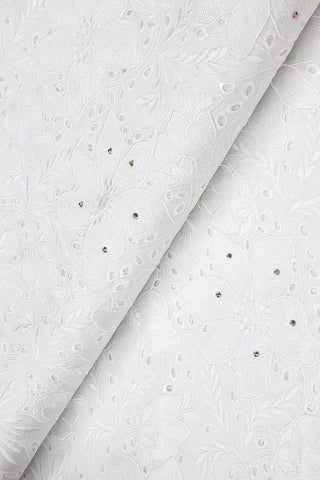 Celebrant Swiss Voile Lace - SWC050 - White