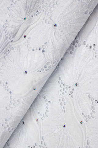 Celebrant Swiss Voile Lace - SWC052 - White