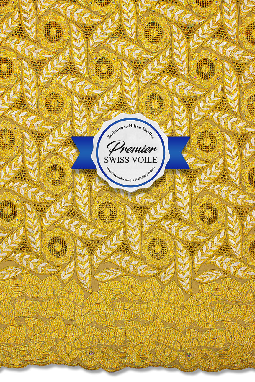 Celebrant Swiss Voile Lace - SWC064 - Gold