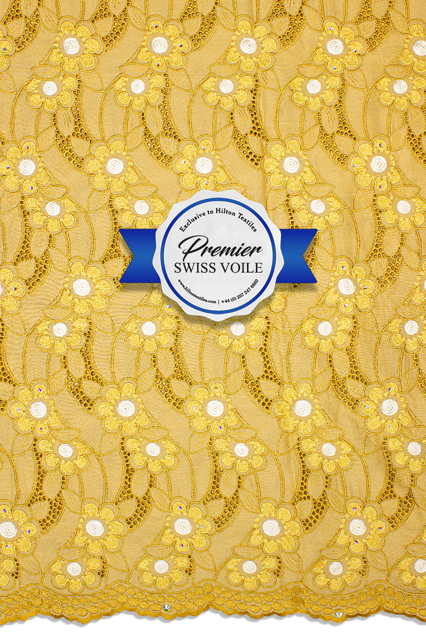 Celebrant Swiss Voile Lace - SWC055 - Gold