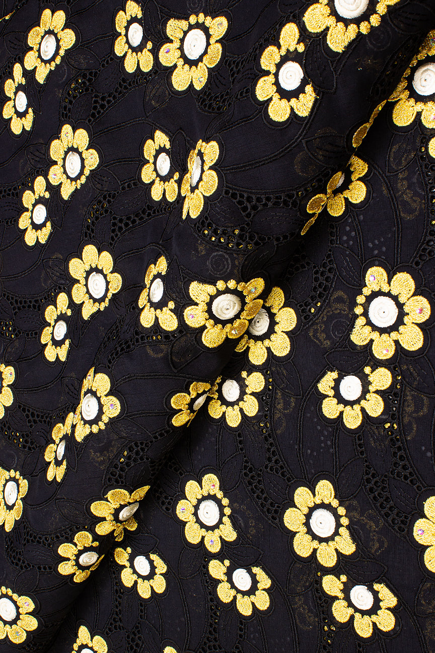 Celebrant Swiss Voile Lace - SWC055 - Black & Gold