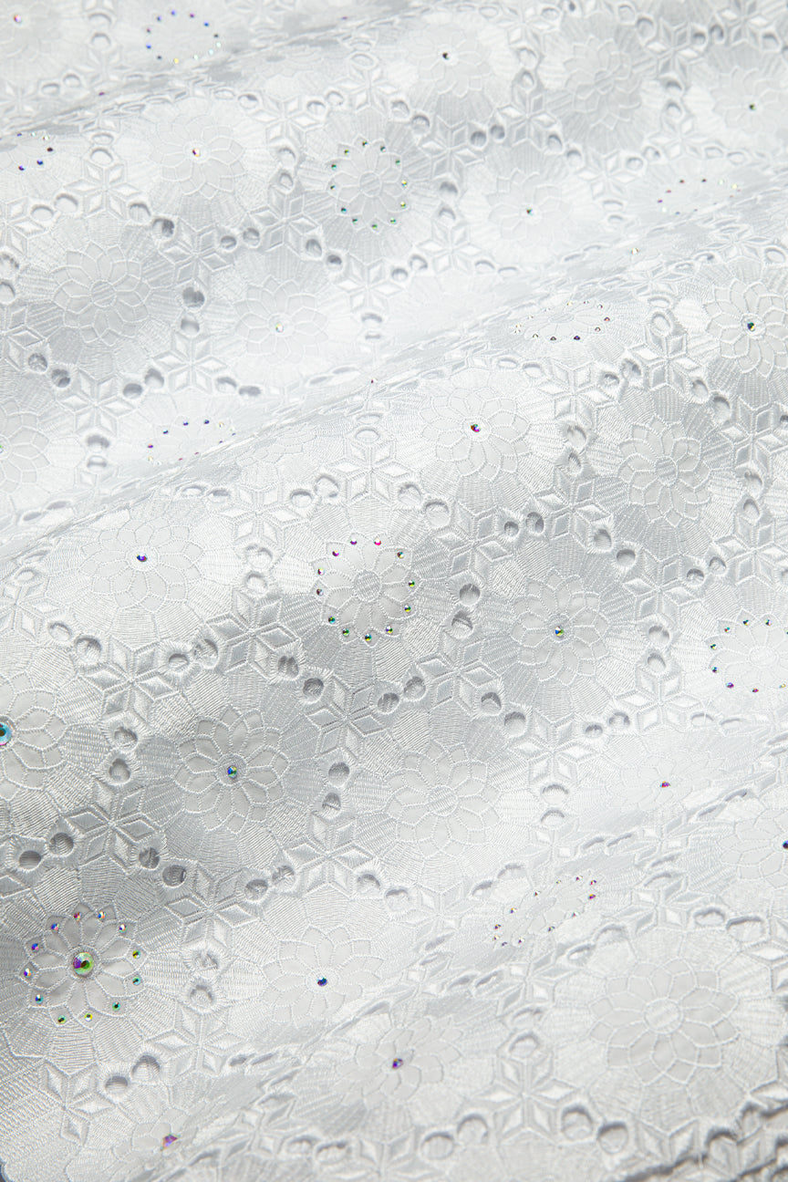 Celebrant Swiss Voile Lace - SWC095 - White