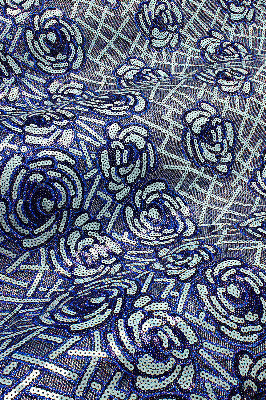 Sequence French Lace | Deep Blue - SFL1002