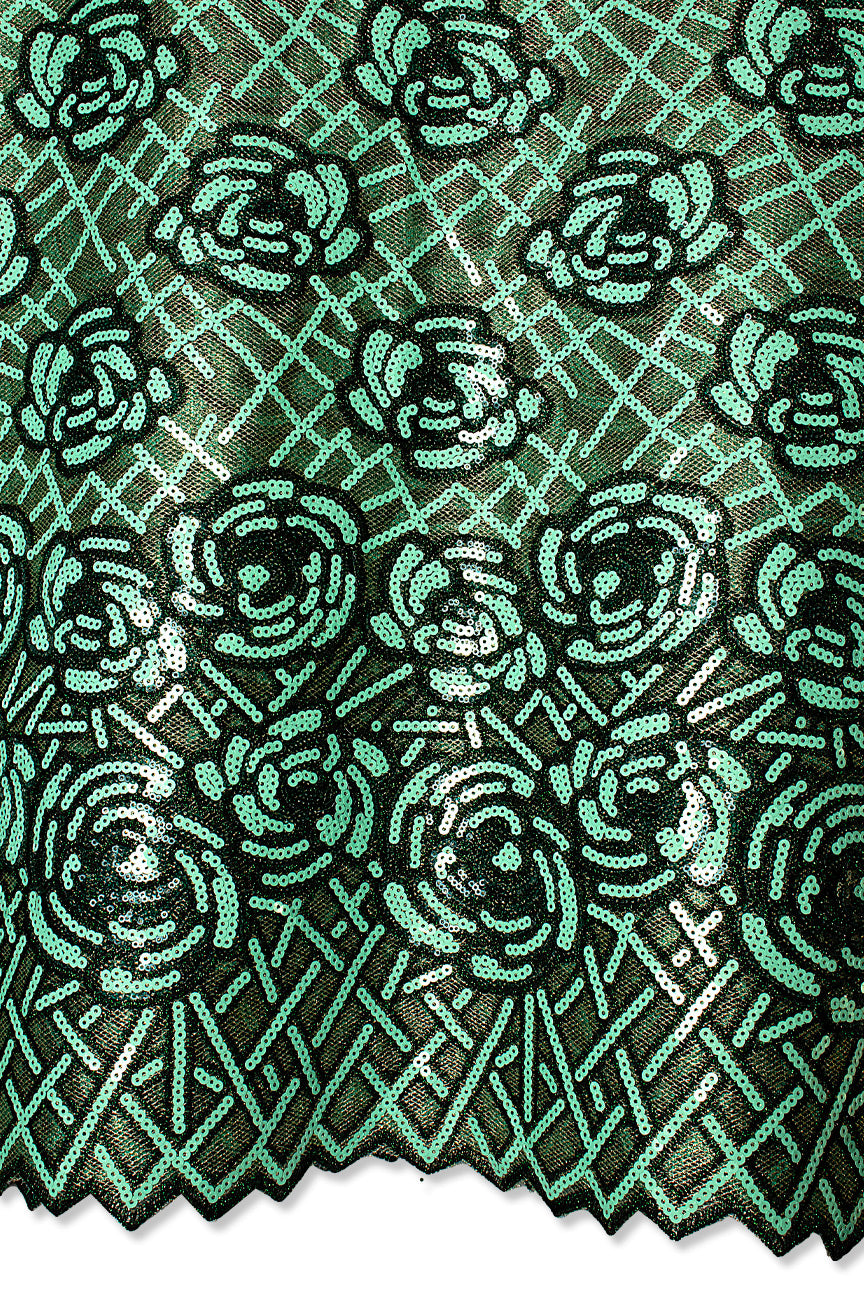 Sequence French Lace | Emerald Green - SFL1003