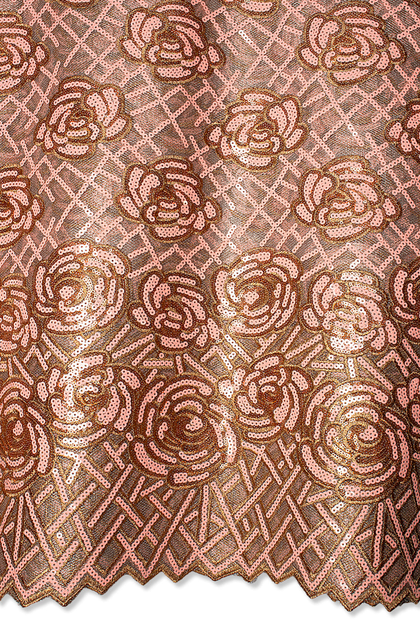 Sequence French Lace | Peach - SFL1004