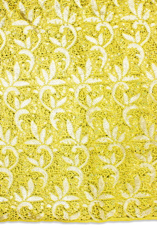 Sequence Lace - SEQ012 - Mustard & Light Gold