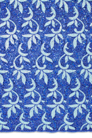 Sequence Lace - SEQ012 - Royal Blue & Aqua