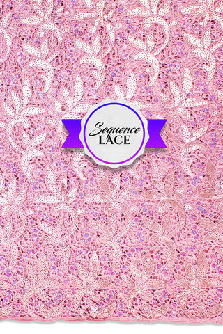 Sequence Lace - SEQ012 - Baby Pink
