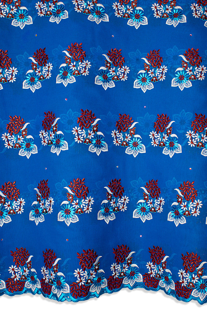 FSL751 - Stunning Fine Swiss Lace - Royal Purple & Maroon