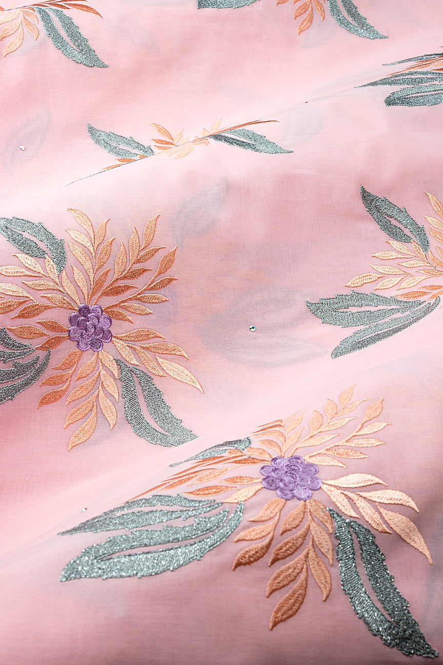 FSL803 - Stunning Fine Swiss Lace - Pink, Mint Green & Lavender