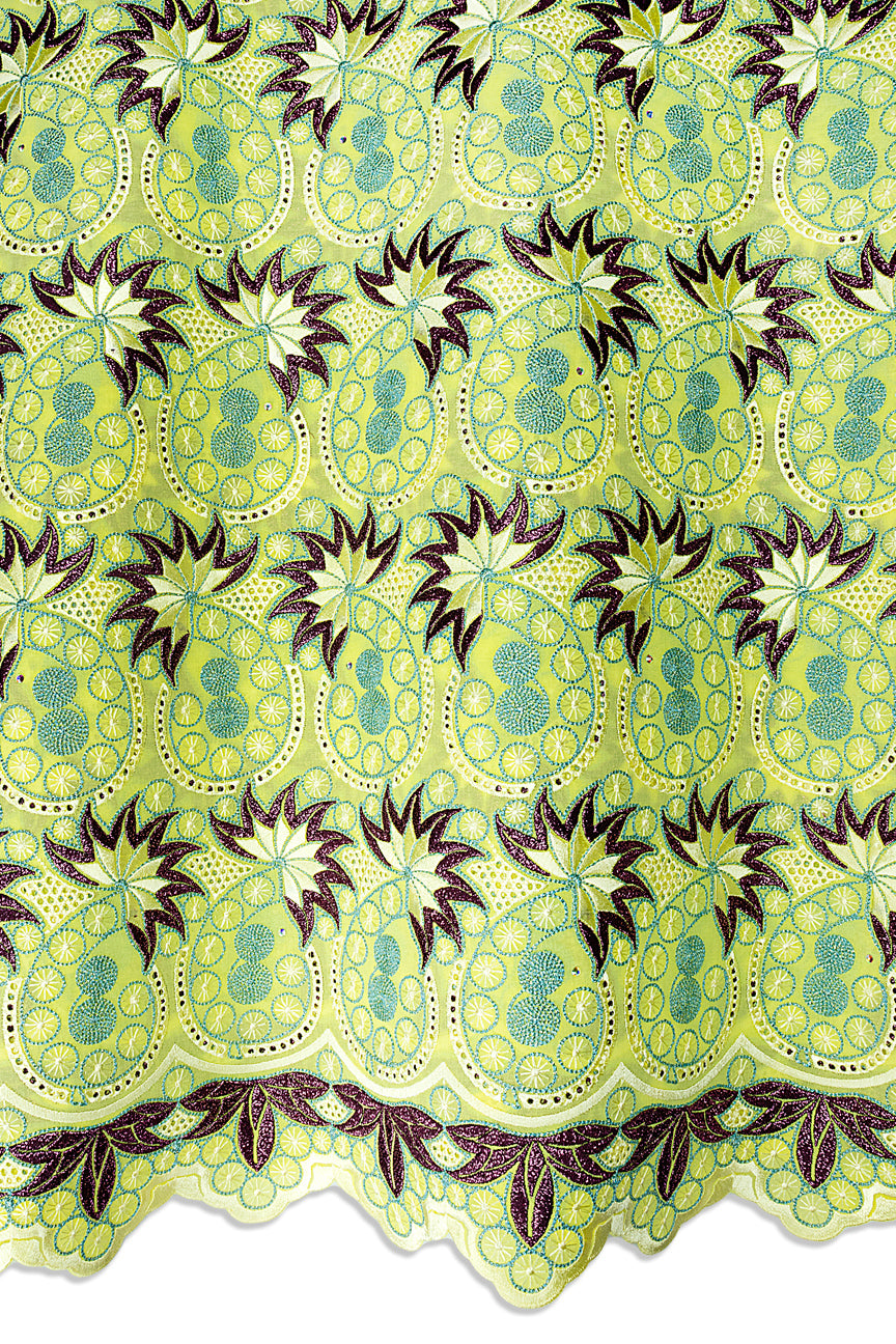 FSL813 - Lime, Aqua & Burgundy