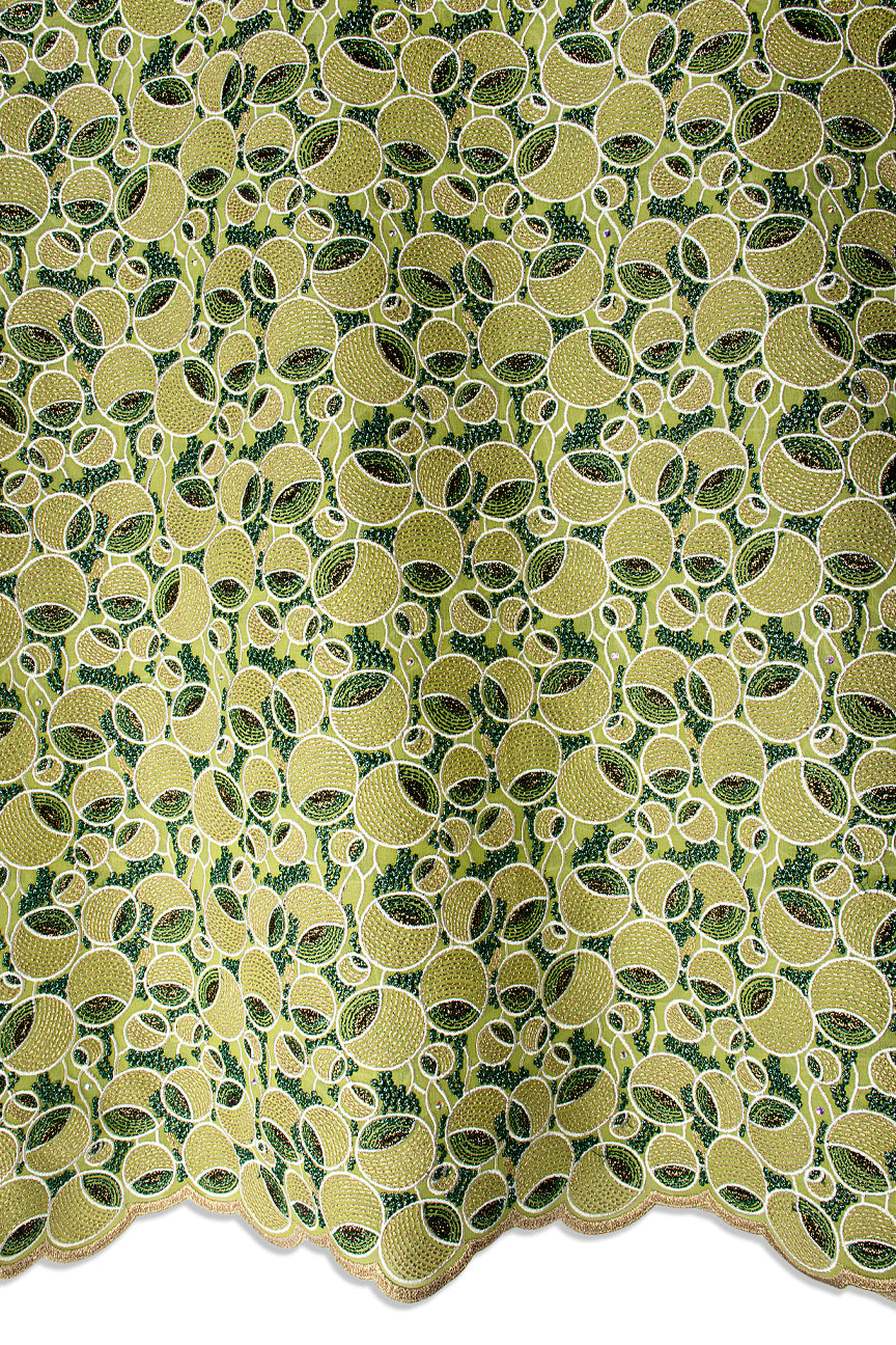FSL804 - Stunning Fine Swiss Lace - Green