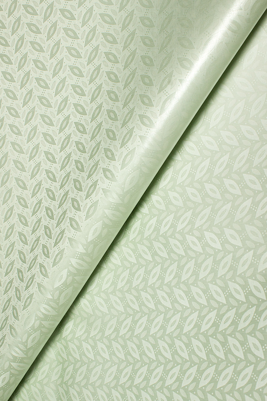 Veba Royal Star Bazin Brocade VBB040 - Pastel Green