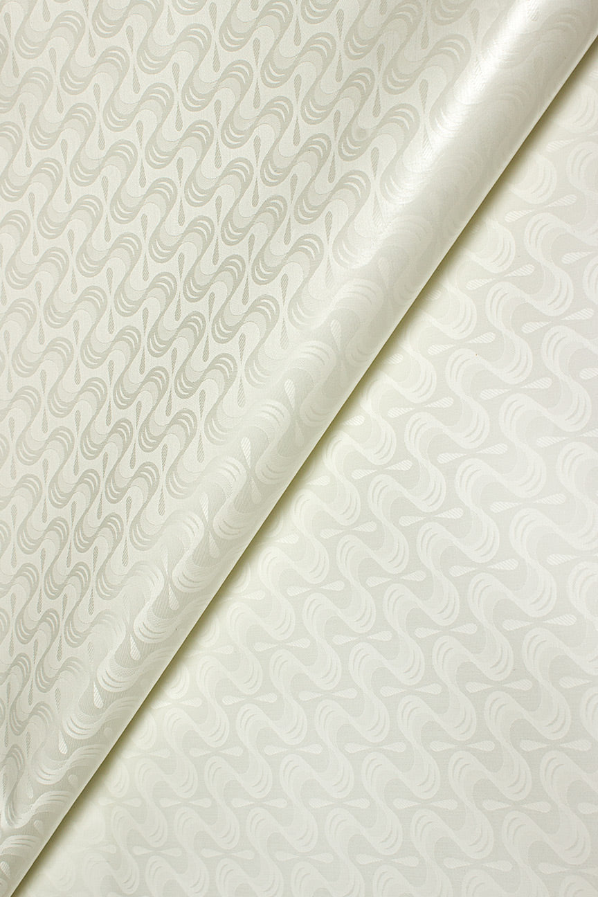 Veba Royal Star Bazin Brocade VBB047 - Ivory