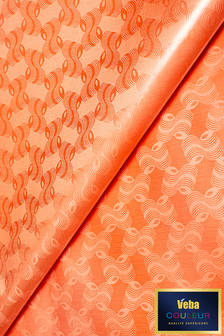 Veba Royal Star Bazin Brocade VBB054 - Peach