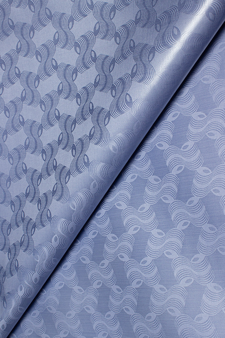 Veba Royal Star Bazin Brocade VBB056 - Stone Blue