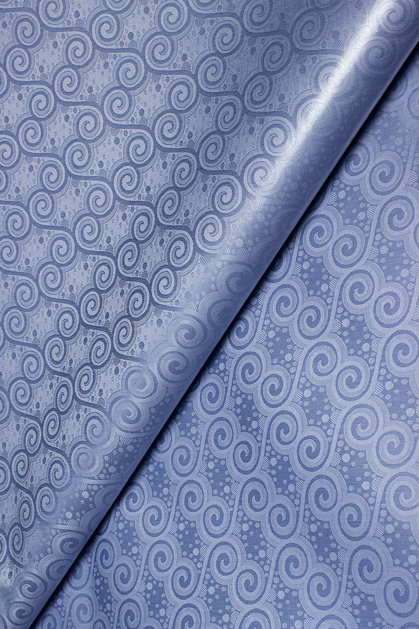 Veba Royal Star Bazin Brocade VBB032 - Stone Blue