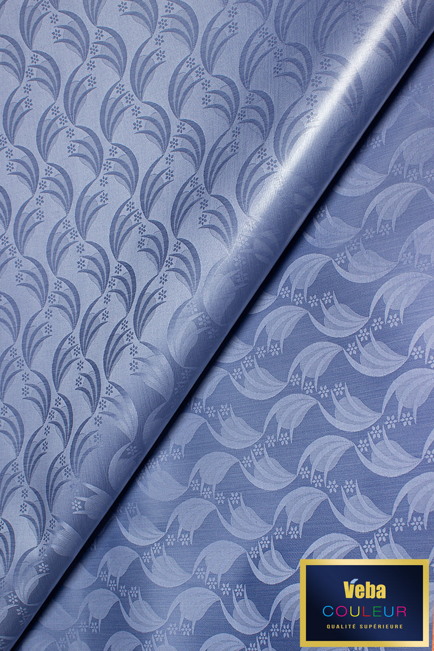 Veba Royal Star Bazin Brocade VBB067 - Stone Blue