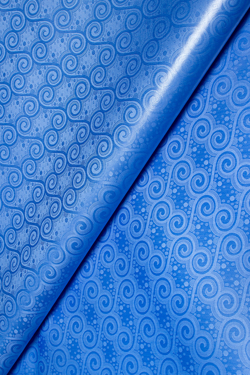 Veba Royal Star Bazin Brocade VBB033 - Admiral Blue