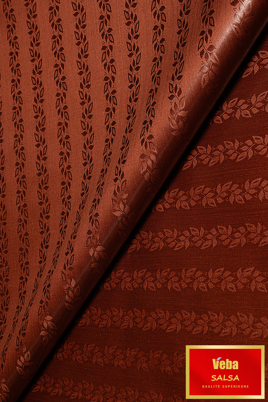 Veba Salsa Bazin Brocade VS0491 - Chocolate