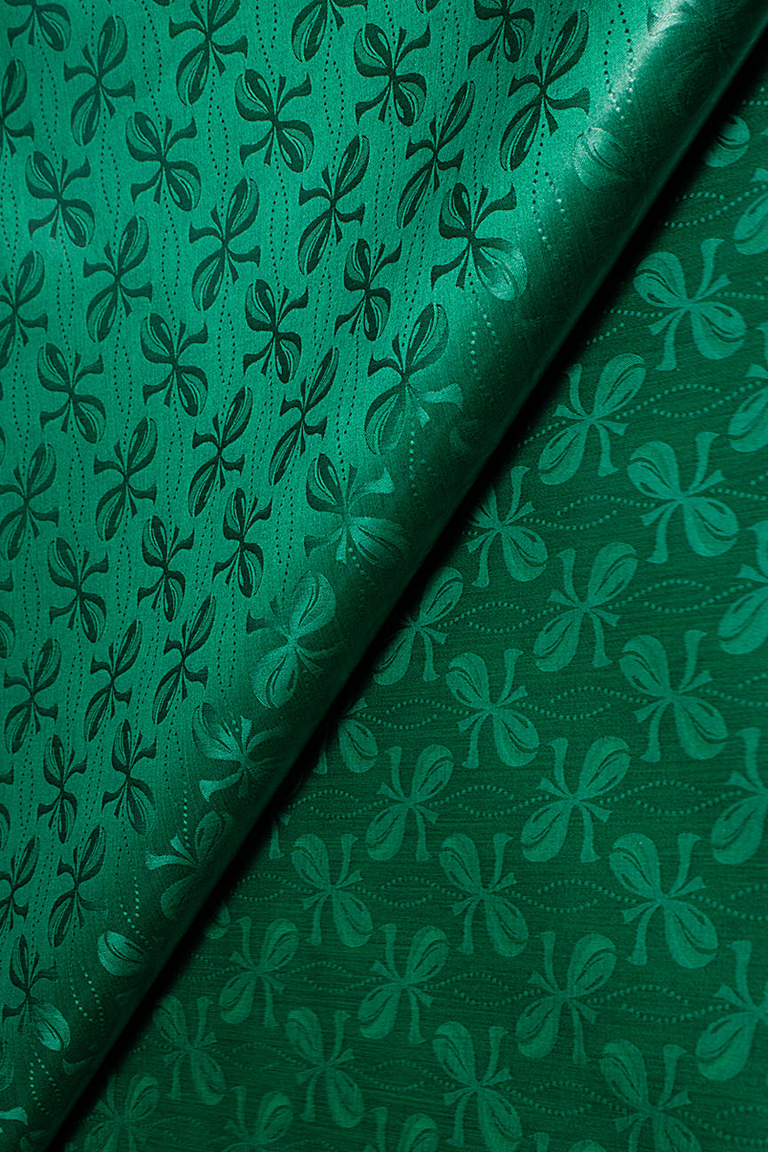 Veba Salsa Bazin Brocade VS0504 - Emerald Green