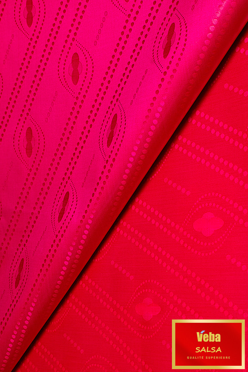 Veba Salsa Bazin Brocade VS0494 - Royal Pink