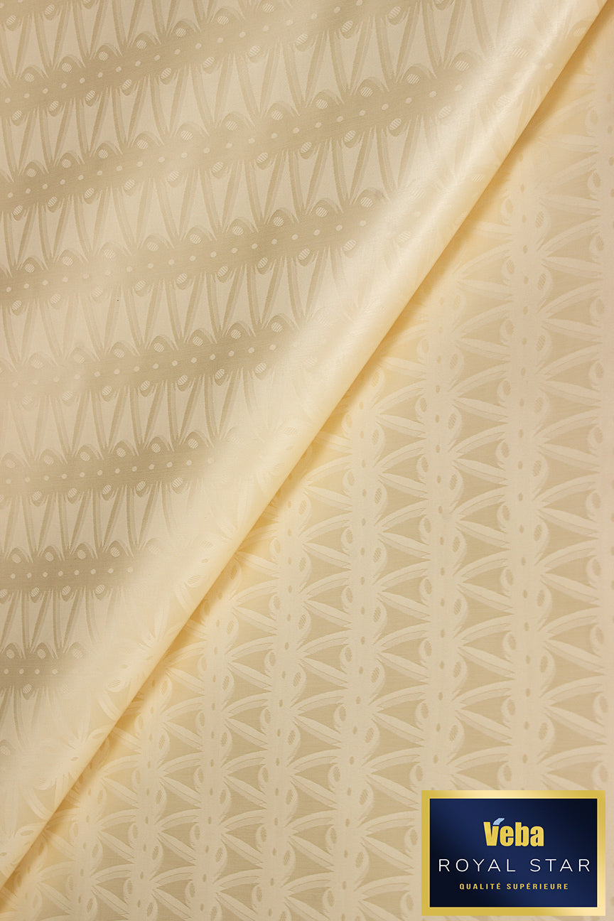 Veba Royal Star Bazin Brocade VBB094 - Cream