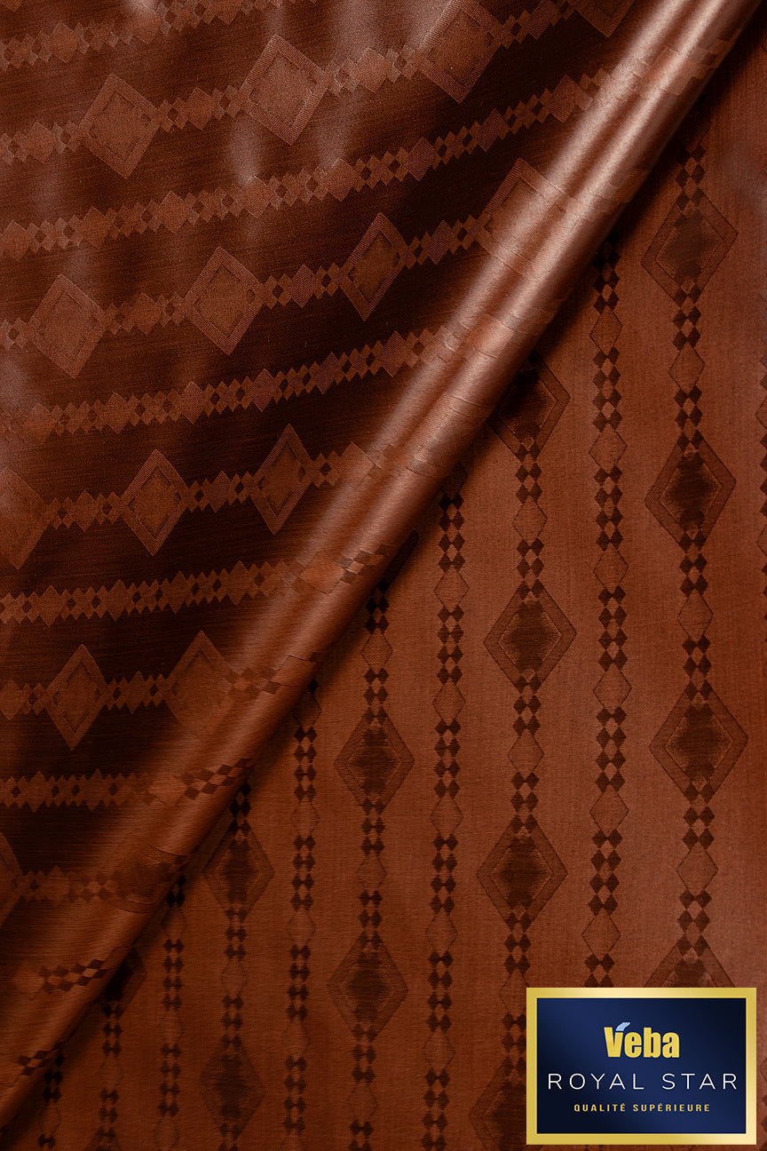 Veba Royal Star Bazin Brocade VBB099 - Brown
